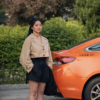 XO, Kitty S03 Lara Jean Covey Cropped Jacket front view