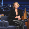 The Tonight Show Starring Jimmy Fallon Charlize Theron Blazer front view