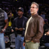 Houston Rockets VS Lakers Max kellerman Jacket front view
