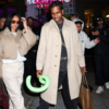 Birthday Celebration 2026 A$AP Rocky Long Coat front view