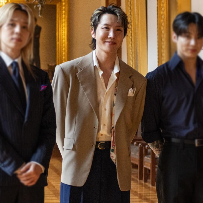 BTS National Palace J-Hope Blazer outfit look