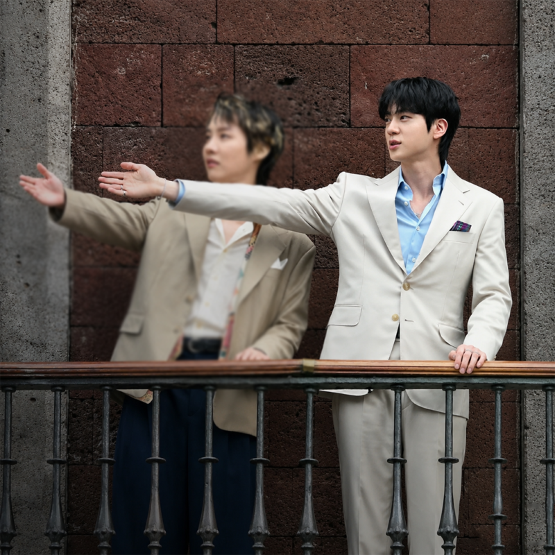 BTS National Palace 2026 Kim Seok-Jin Suit outfit look
