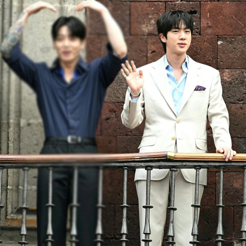 BTS National Palace 2026 Kim Seok-Jin Suit street style