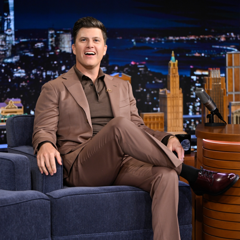 The Tonight Show Starring 2026 Jimmy Fallon Colin Jost Suit outfit look