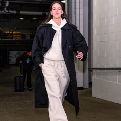 Fever VS Liberty Caitlin Clark Coat front view