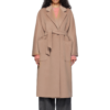 Florence Pugh Rome Brown Coat model style