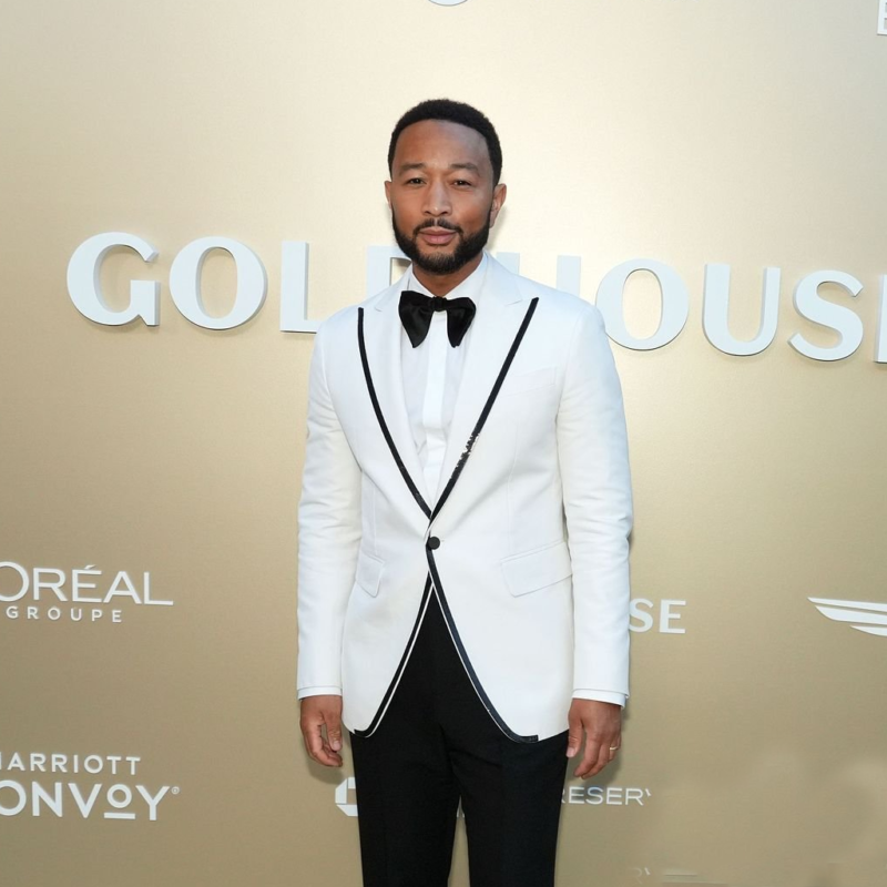 Gold House 5th Annual Gold Gala John Legend Blazer outfit look