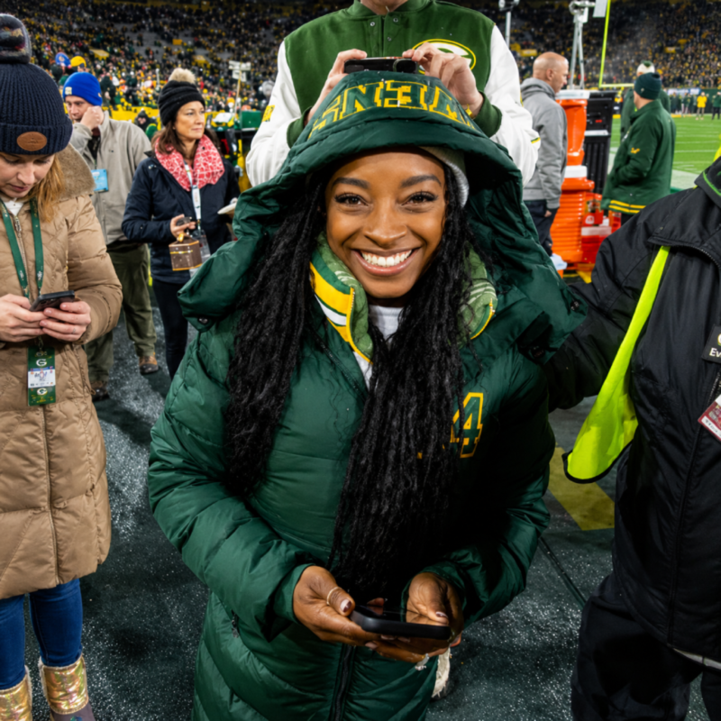 Green Bay Packers Simone Biles Jacket