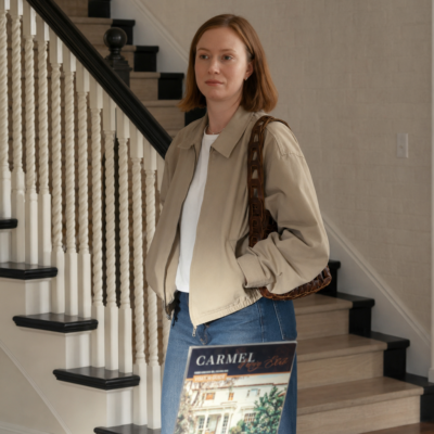 Hacks S05 Ava Daniels Beige Jacket front view