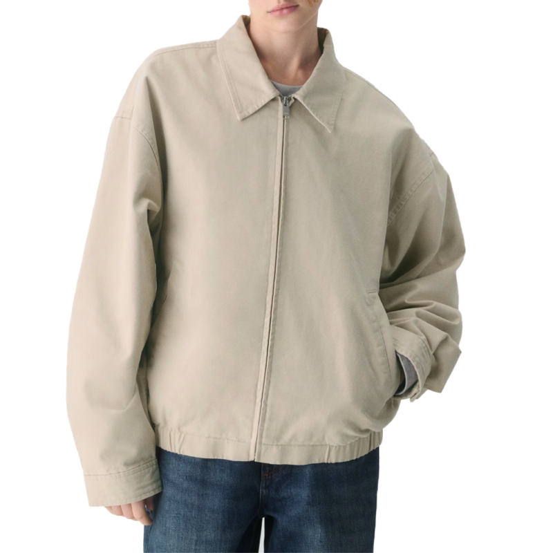 Hacks S05 Ava Daniels Beige Jacket fashion wear