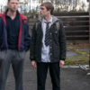 Half Man Young Niall Black Jacket front view