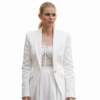 Imperfect Women 2026 Kate Mara White Blazer front view