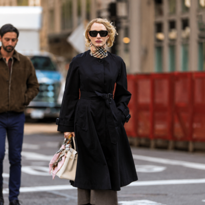 Jessica Chastain Off Weeks Coat front view