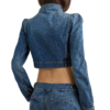 Madrid Naomi Campbell Blue Jacket fashion wear