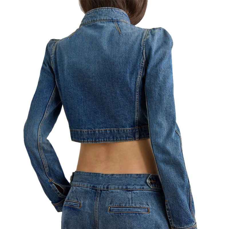 Madrid Naomi Campbell Blue Jacket fashion wear