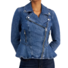 Margoâ€™s Got Money Troubles Shyanne Millet Blue Peplum Jacket model style
