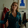 Margoâ€™s Got Money Troubles Shyanne Millet Blue Peplum Jacket street style