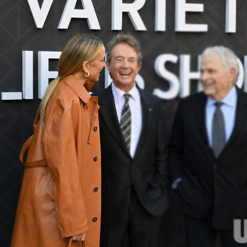 Marty Life Is Short Premiere Kate Hudson Brown Coat outfit look