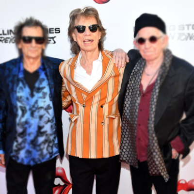 Mick Jagger Brooklyn Striped Blazer front view