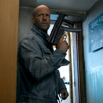 Mutiny 2026 Jason Statham Blue Jacket front view