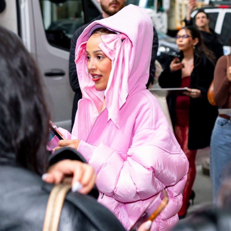 NYC 2026 Herald Square Doja Cat Jacket outfit look