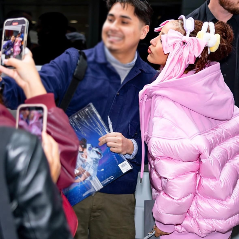 NYC 2026 Herald Square Doja Cat Jacket street style