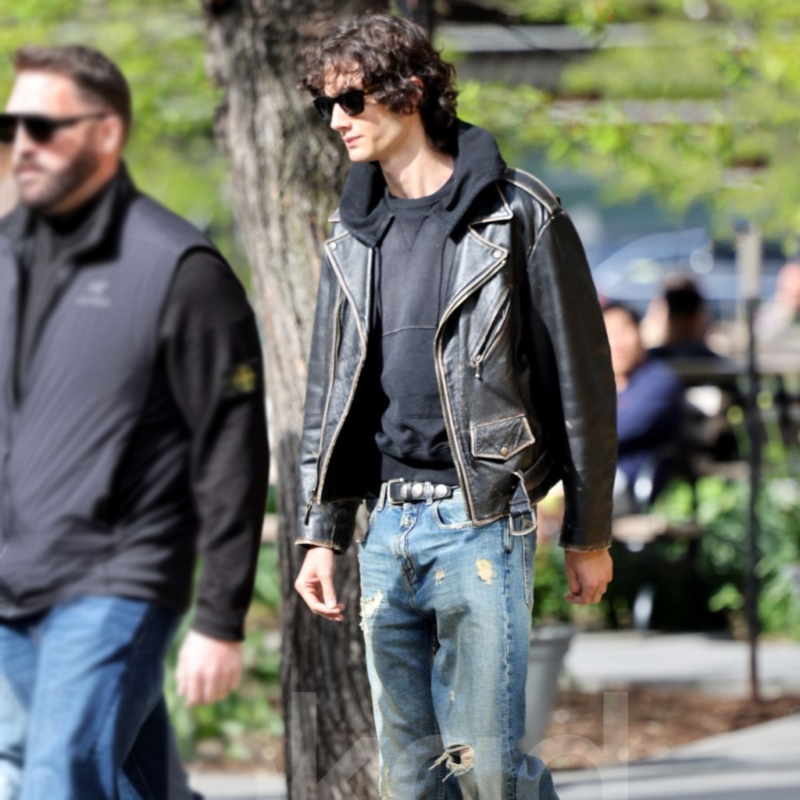 NYC 2026 Sombr Moto Jacket outfit look