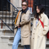 NYC Gigi Hadid Beige Coat fashion wear