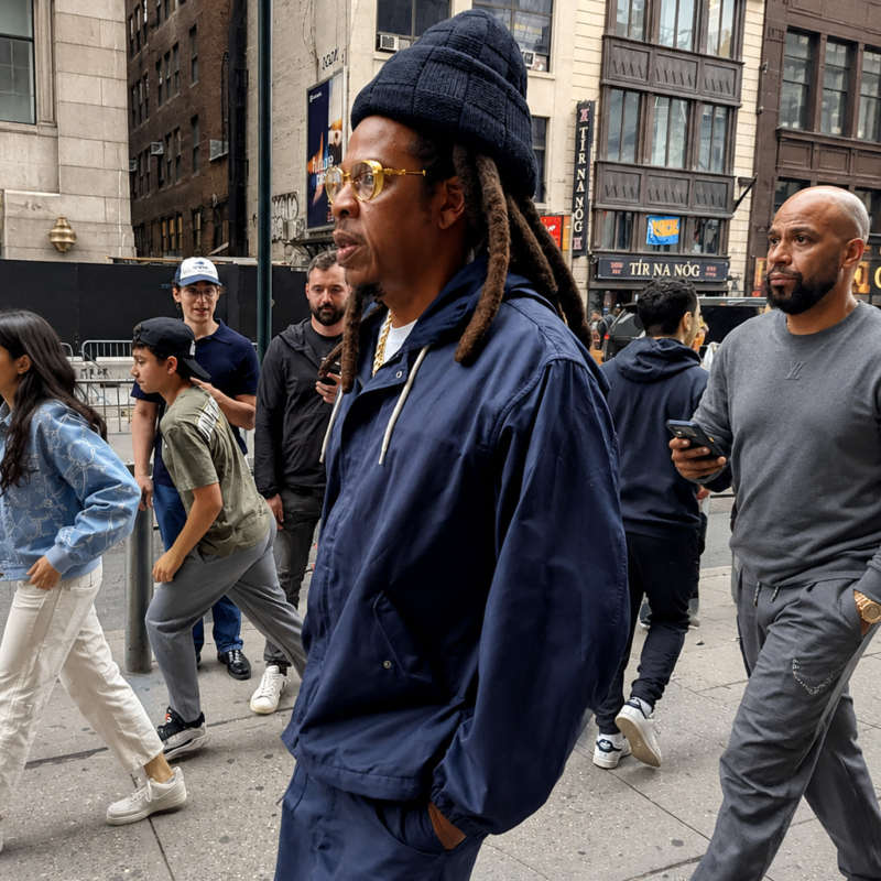 Madison Square Garden Jay-Z Blue Jacket fashion wear