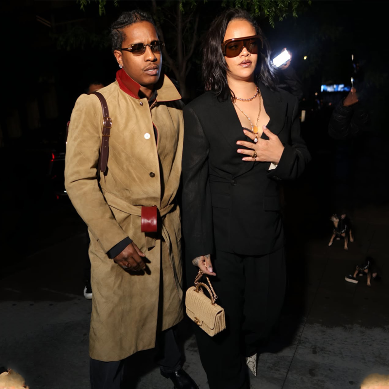 Night Out New York A$AP Rocky Coat street style