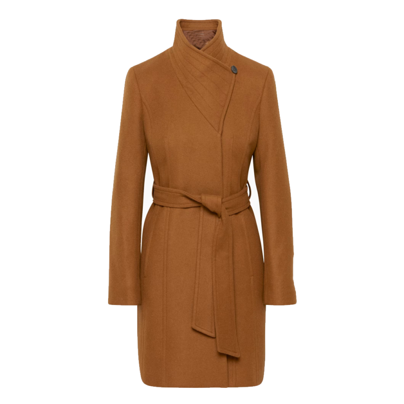 Off Campus S01 Hannah Wells Brown Coat outfit look