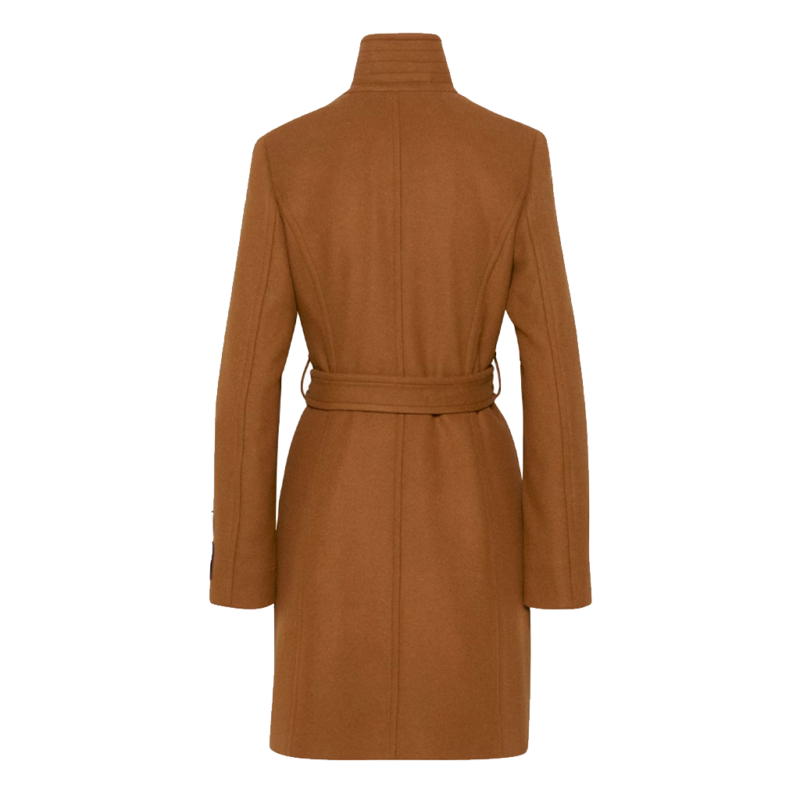 Off Campus S01 Hannah Wells Brown Coat street style