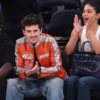 Philadelphia 76ers Vs NY Knicks Timothee Chalamet Jacket street style