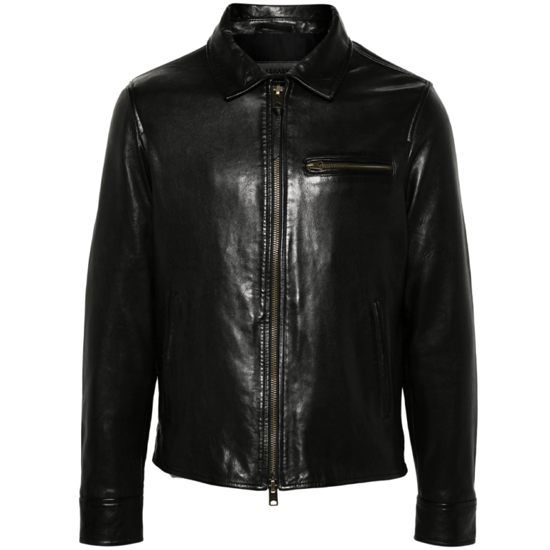 Power Ballad Paul Rudd Leather Jacket model style
