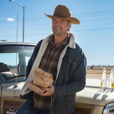 Ransom Canyon S02 Josh Duhamel Blue Jacket front view