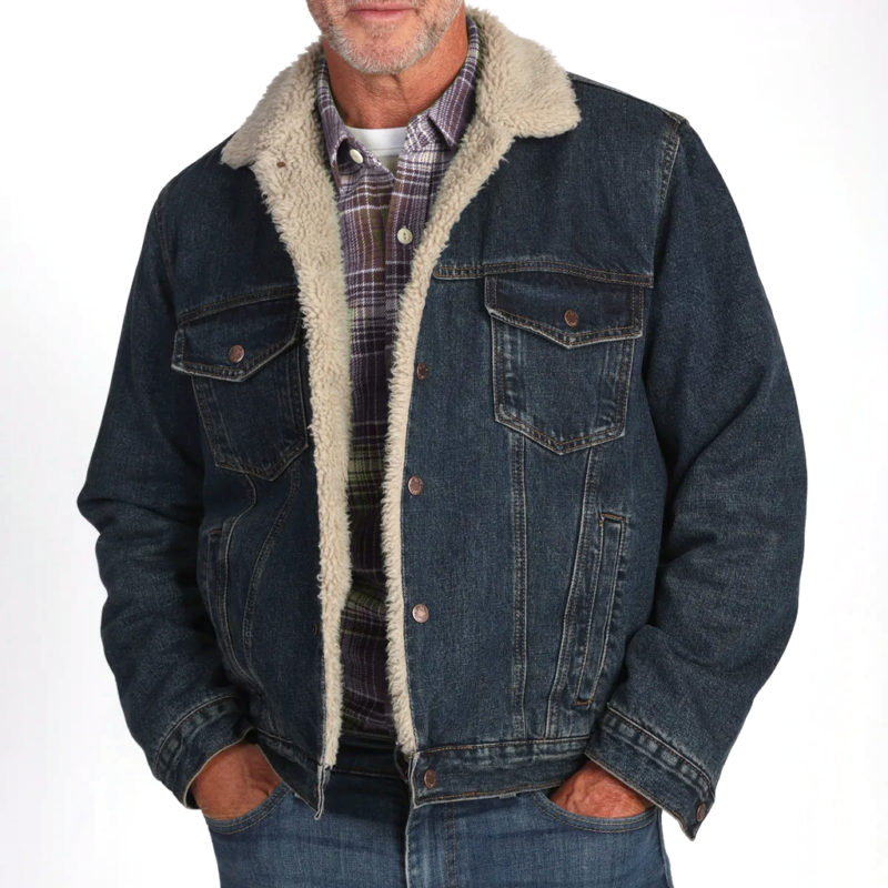 Ransom Canyon S02 Josh Duhamel Blue Jacket model style