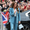 Reggio Emilia Visit Kate Middleton Blazer front view