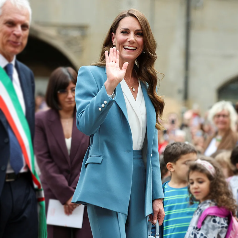 Reggio Emilia Visit Kate Middleton Blazer premium quality