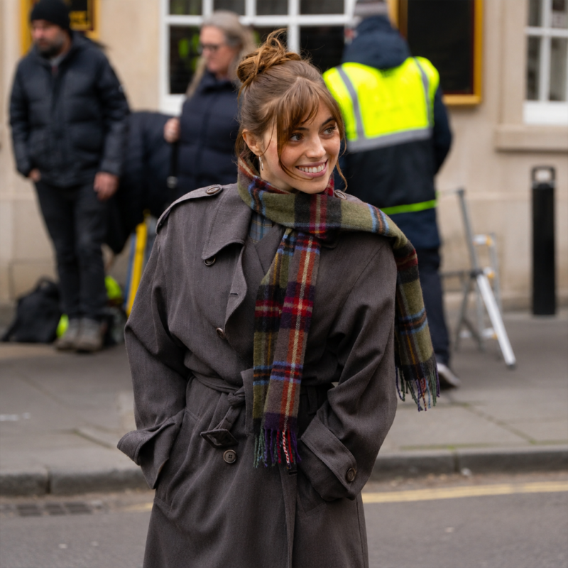 Rivals S02 Bella Maclean Coat street style