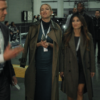 Running Point S02 Kate Hudson Brown Coat front view