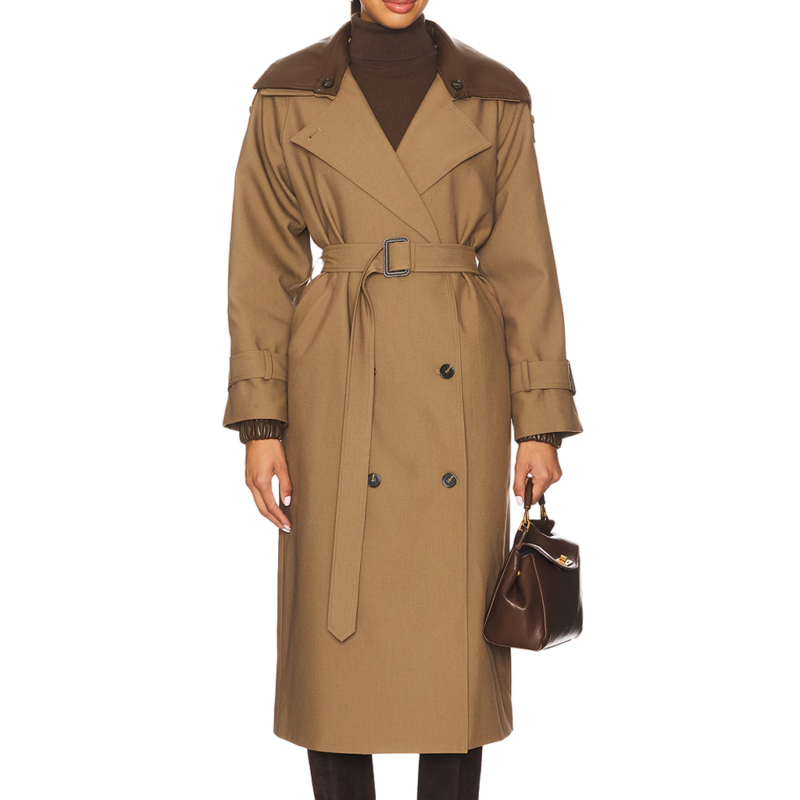 Running Point S02 Kate Hudson Brown Coat model style