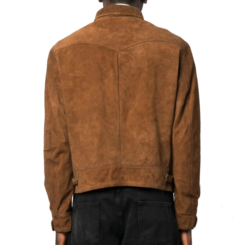 Scarpetta Bobby Cannavale Brown Jacket fashion wear
