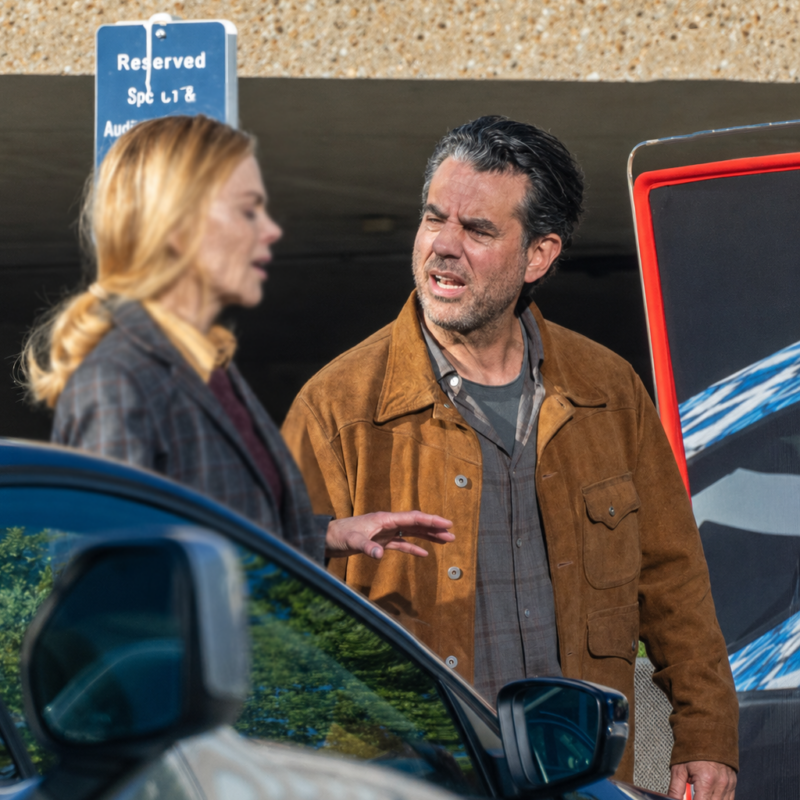 Scarpetta Bobby Cannavale Brown Jacket outfit look