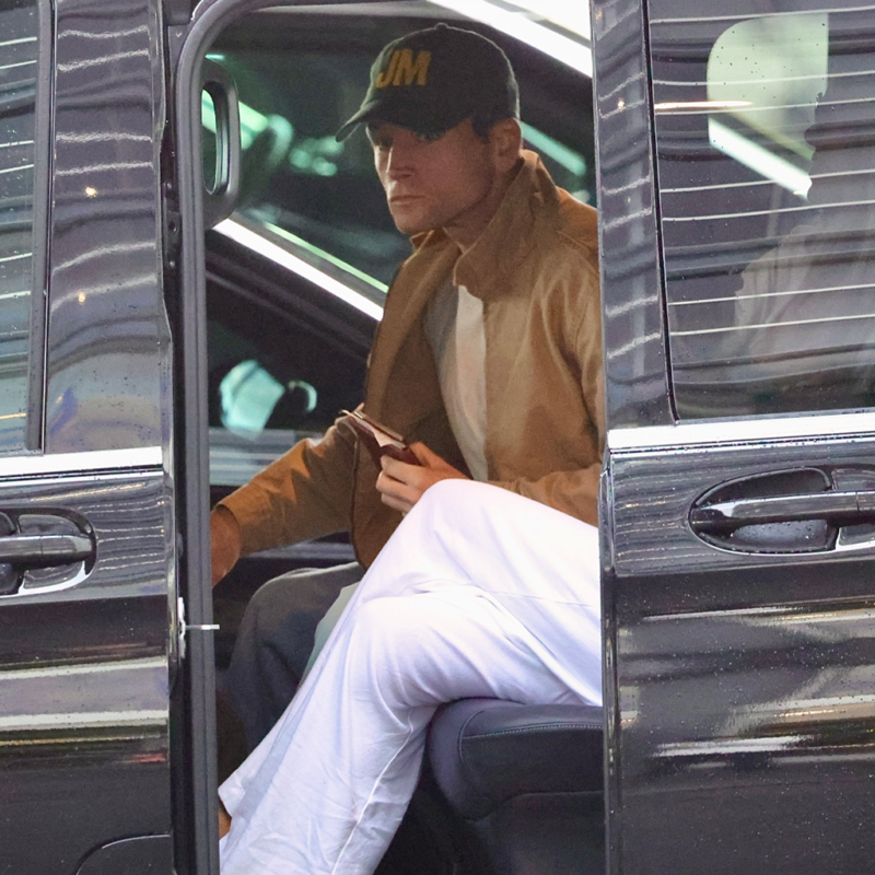 Australia 2026 Taron Egerton Beige Jacket street style