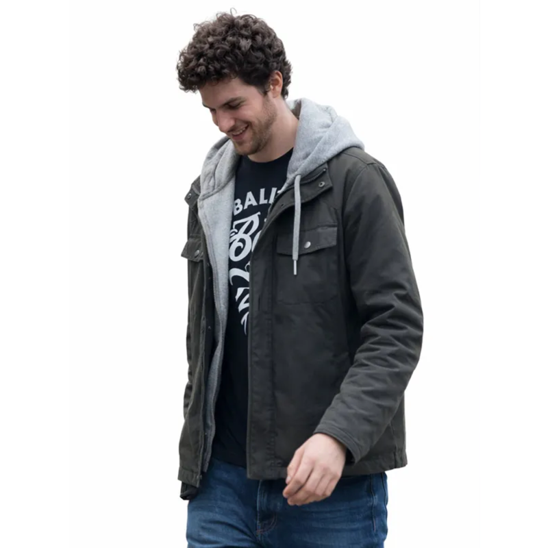 The Boys S05 Hughie Campbell Green Jacket outfit look