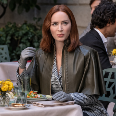 The Devil Wears Prada 2 Emily Blunt Capelet front view