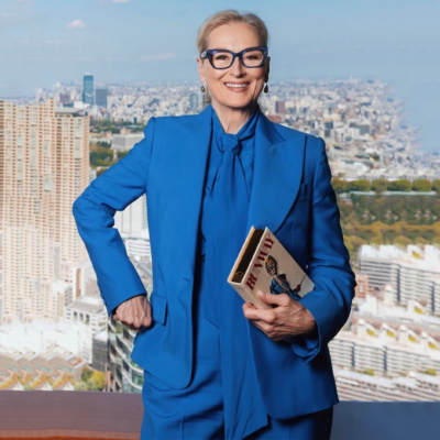 The Devil Wears Prada 2 Press Tour Meryl Streep Blazer front view