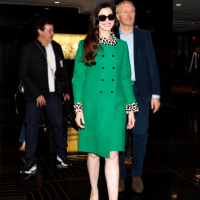 The Devil Wears Prada Anne Hathaway Coat front view