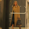 The Morning Show 2026 Jennifer Aniston Brown Coat front view