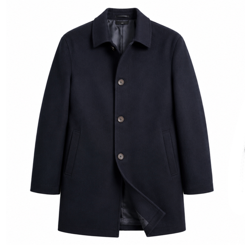 The Off Weeks Ben Stiller Black Coat model style